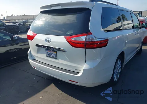 2017 Toyota Sienna Limited 7 Passenger из США, поврежденный, VIN 5TDYZ3DC4HS792287